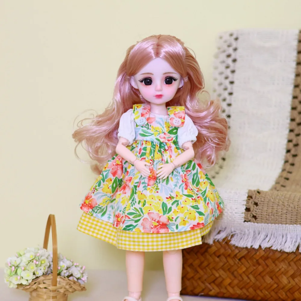 

1/6 SD 30 см Bjd Doll с одеждой Привлекательные глаза Длинные волосы Принцесса Одеваются BJD Куклы с париком Макияж Элегантный