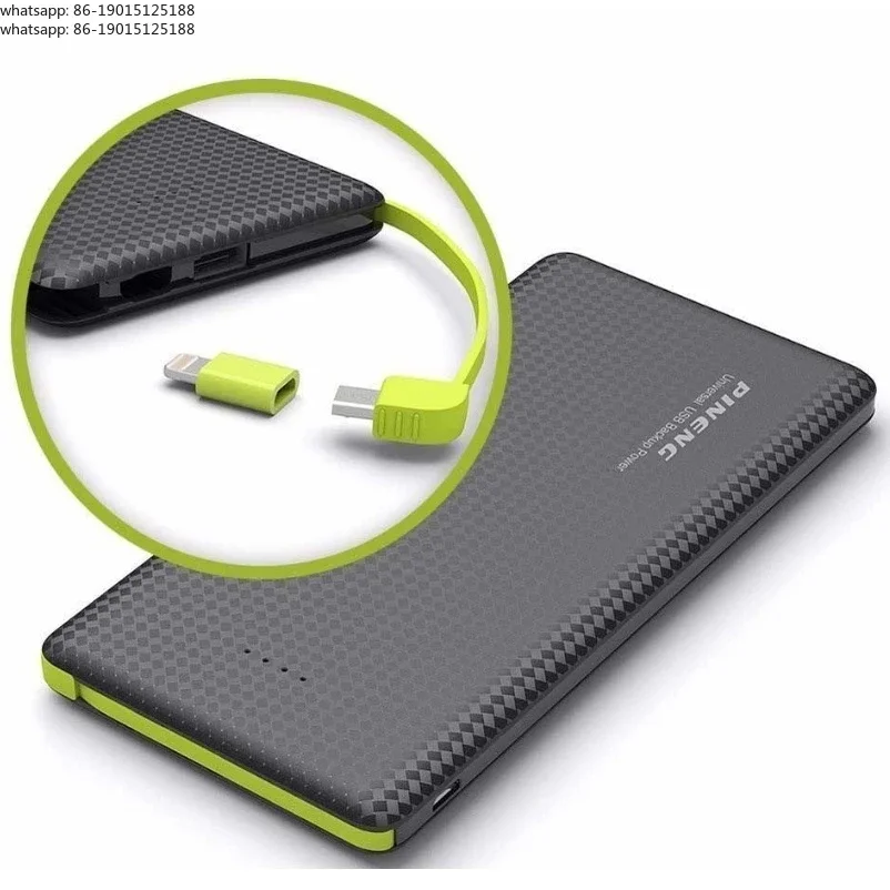 Portable cellular charger 10000mAh external battery Pineng PN-951