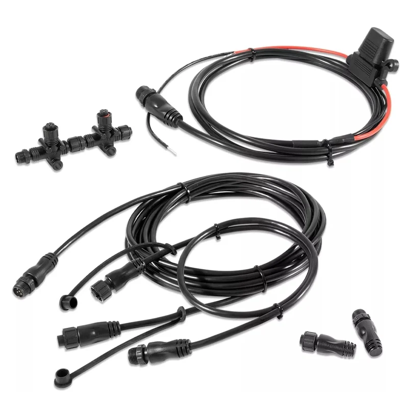 124-69 NMEA 2000 Network Starter Kit Replacement for Lowrance N2K-EXP-RD-2 Cable Kit with T-Connectors for HDS LCX LMS GlobalMap