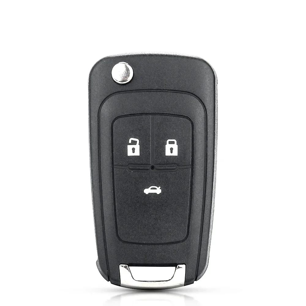 KEYYOU 10pcs For Chevrolet Lova Sail Aveo Cruze Replace 2/3/4/5 Buttons Remote Case Fob Cover Flip Folding Key Shell Blank
