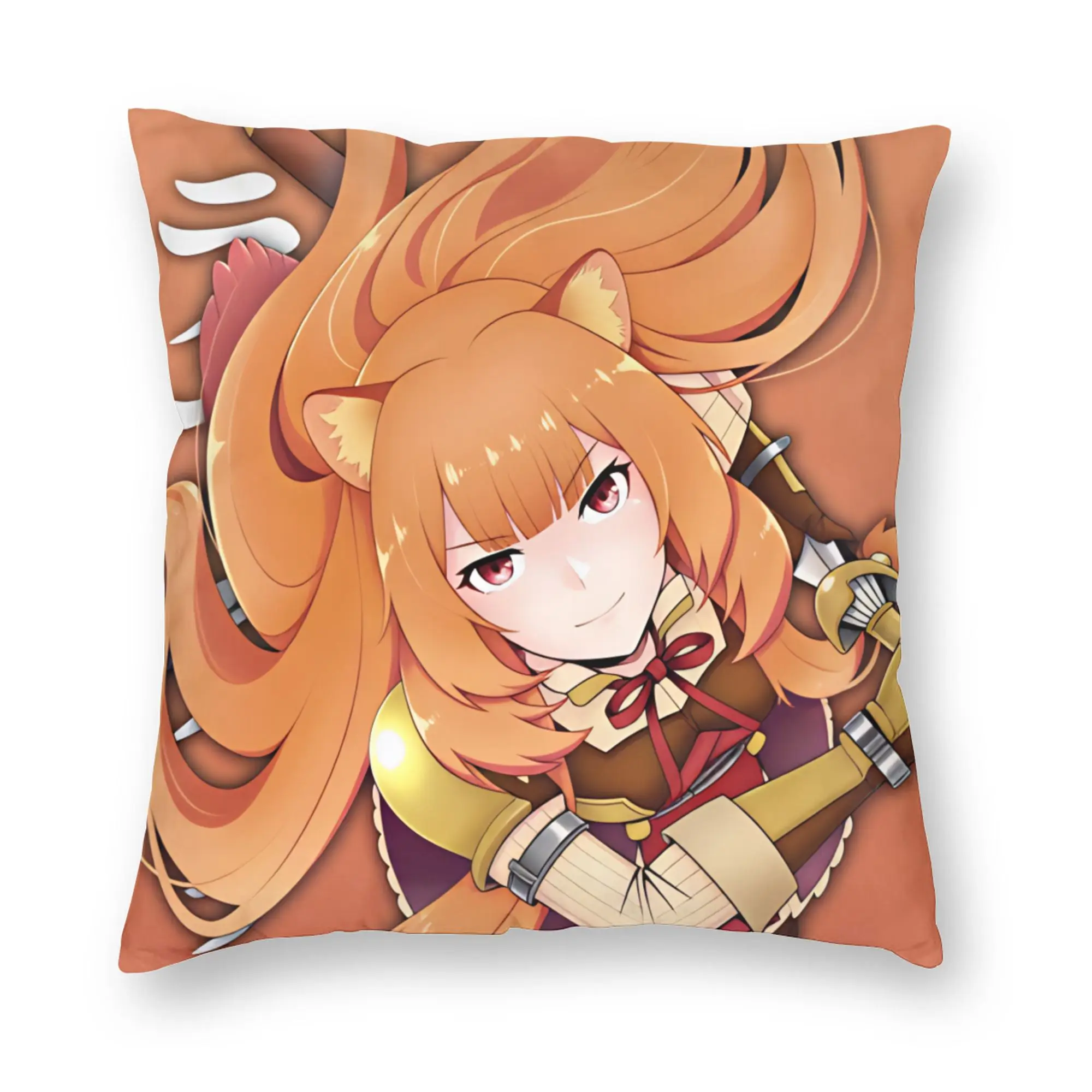 Raphtalia S-Shield Hero TRotSH Pillow Case  Cute Funny Pillow Cover Comfy Pillowcases For Living Room Sofa