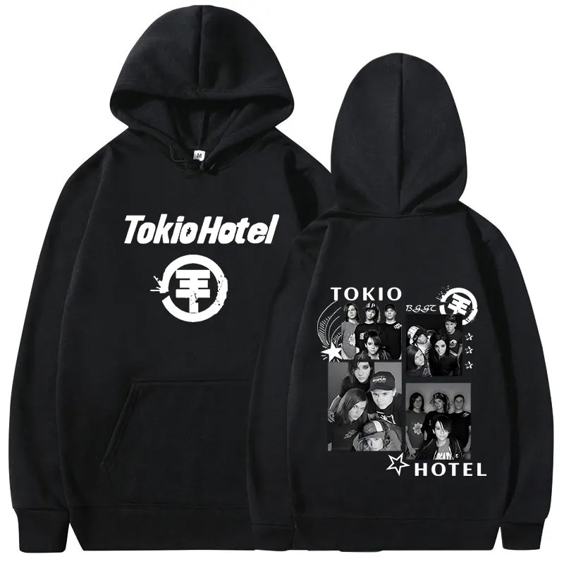 

Немецкая рок-группа Tokyo Hotel The Tour 2025, мужская толстовка с капюшоном, модная толстовка в стиле хип-хоп, большая удобная дышащая толстовка