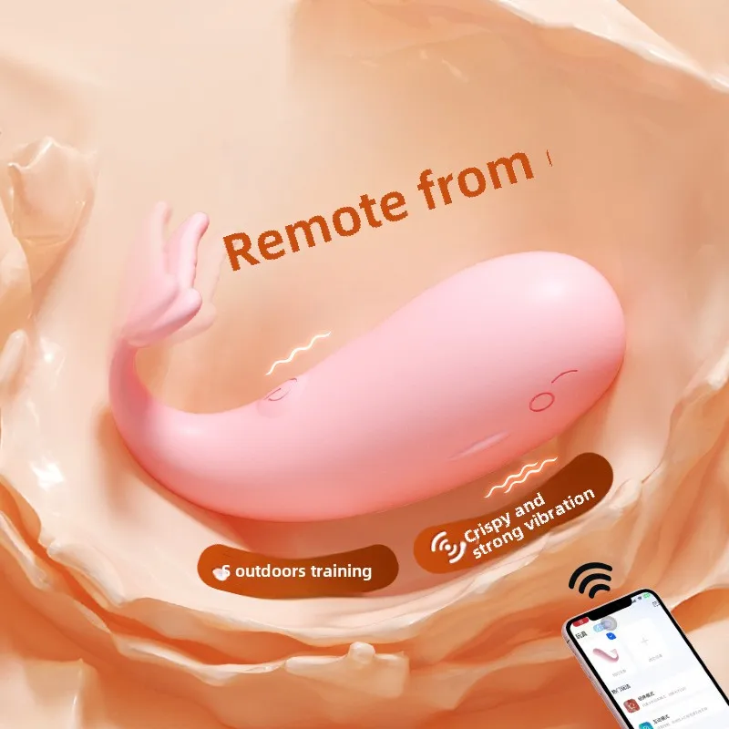 Peppy Whale Panties with Wearable Love Egg App-Controlled Vibrator Female Masturbation Toy AdultErotica
