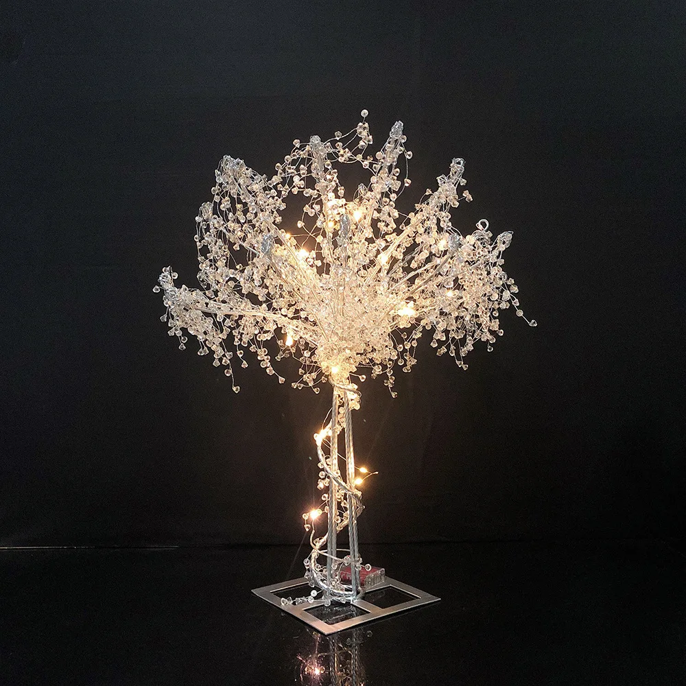 

Factory Export Wedding Ornament Crystal Tree Hotel Wedding Arrangement Main Table Flower Welcome Road Flower Post