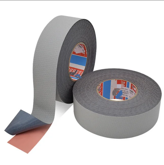 Original Germany 4863 Wear Resistant Non Slip Tape Double Sided Tape Silicone Coated Roller Wrapping Tape with Embossed Surface