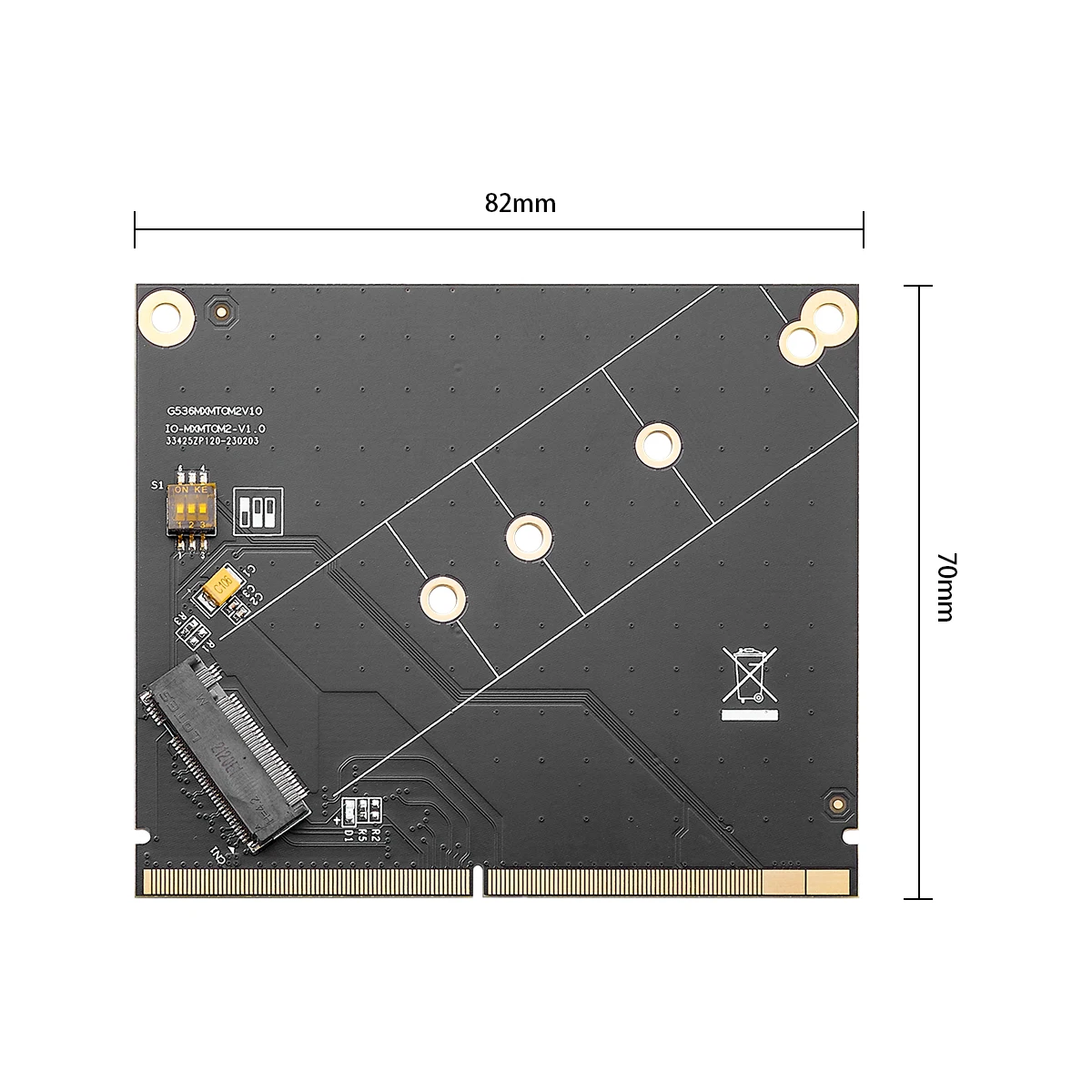 Adaptateur MXM vers NVcloser, convertisseur de carte Riser, PCIe MXM 3.0 vers M.2 NVcloser, 6 000 cartes, support 2230, 2242, 2260, 2280 M2, SSD pour PC