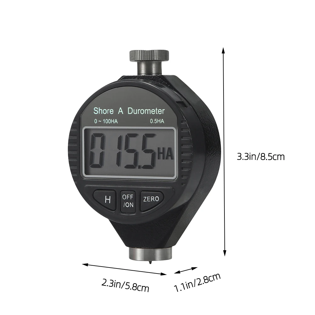 

Digital Hardness Tester Durometer LCD Shore A Meter Medium Multi Grease Wax Plastic Rubber High Resolution Wide Range