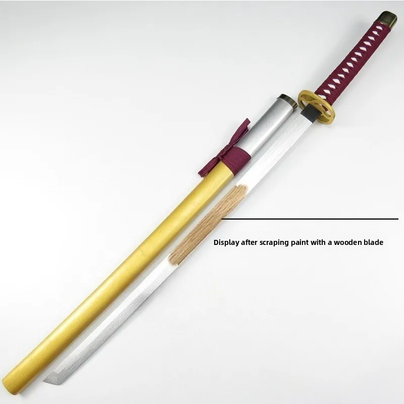 100ซม./33.37in Samuraiดาบไม้ยาวรุ่นPropsอะนิเมะอุปกรณ์ต่อพ่วงคอสเพลย์เครื่องประดับของเล่นParty Suppliesจอแสดงผลวันหยุดของขวัญ