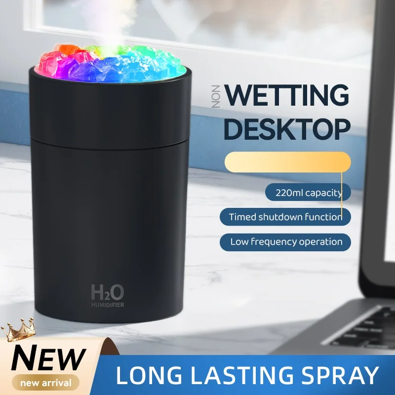 220 مللي USB نانو الروائح آلة الملونة كريستال روك كرافت سيارة الهواء المرطب ناشر رائحة لهدايا غرفة المعيشة سيارة