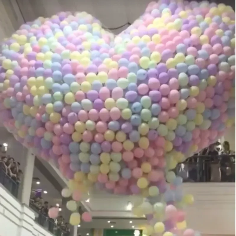 For Love Shaped Balloon Caught In Rain Shopping Mall Activities Popular Interactive Marriage Proposal Surprise Creative