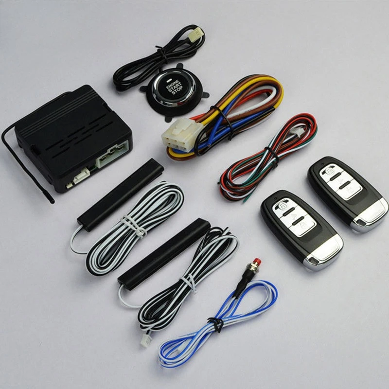 Universal Car Push Button Start, PKE Sensing Keyless Entry Anti‑Theft Remote Engine Start System