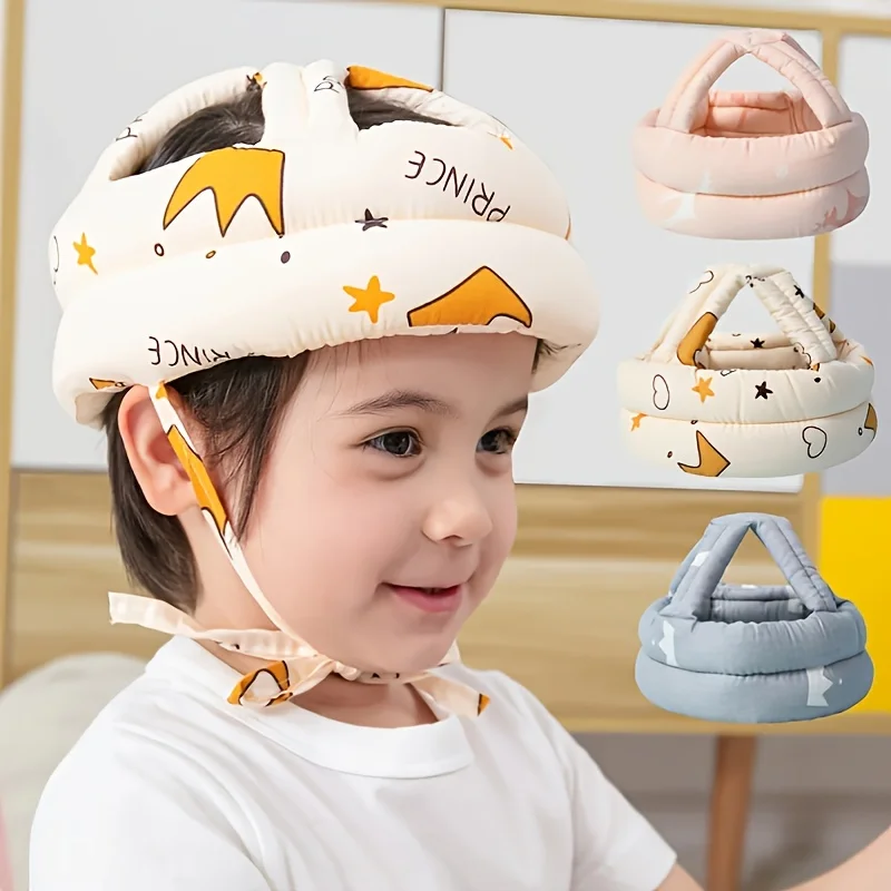 Baby Toddler Head Protection Cap, Kids 360 ° Fall Collision Protection Cap, Anti-fall Safety Helmet for Children Learn To Walk