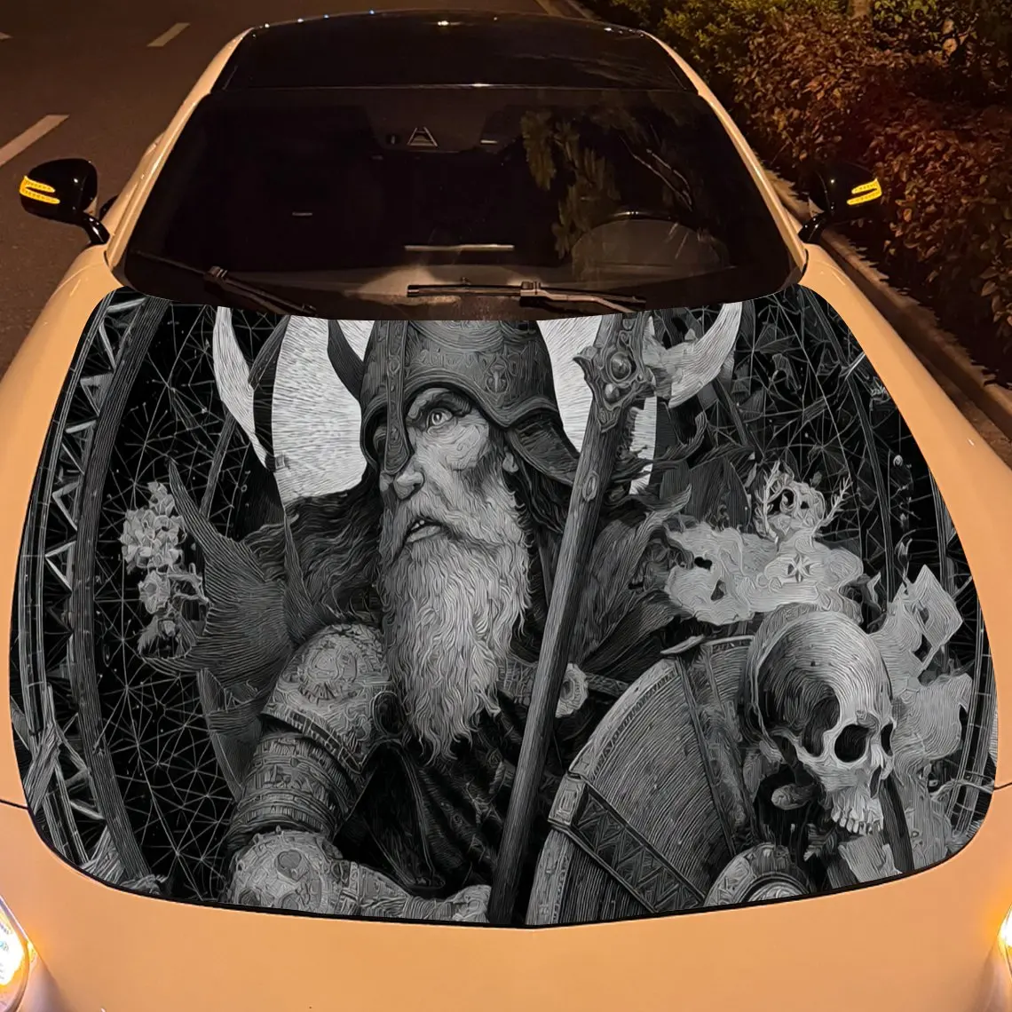 ملصقات غطاء السيارة ذات اللون الأحادي الغامض - لفافة فينيل ذاتية اللصق ومقاومة للماء ومتينة، وتزيين وحماية كاليفورنيا الخاصة بك #5