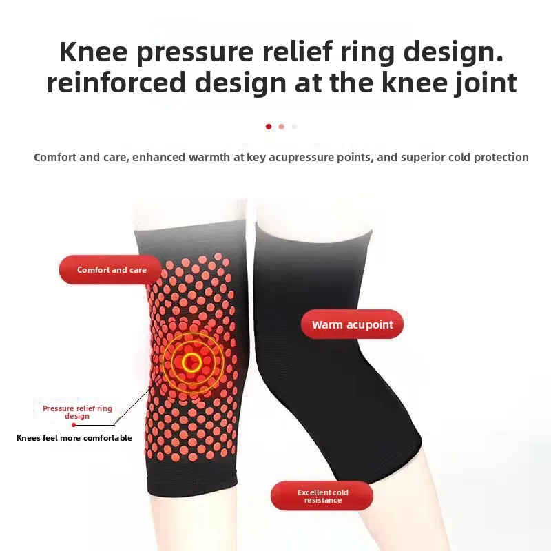 Aquecedores térmicos Mugwort com ajuste ajustável, suporte de articulação macia para atividades ao ar livre, design unissex