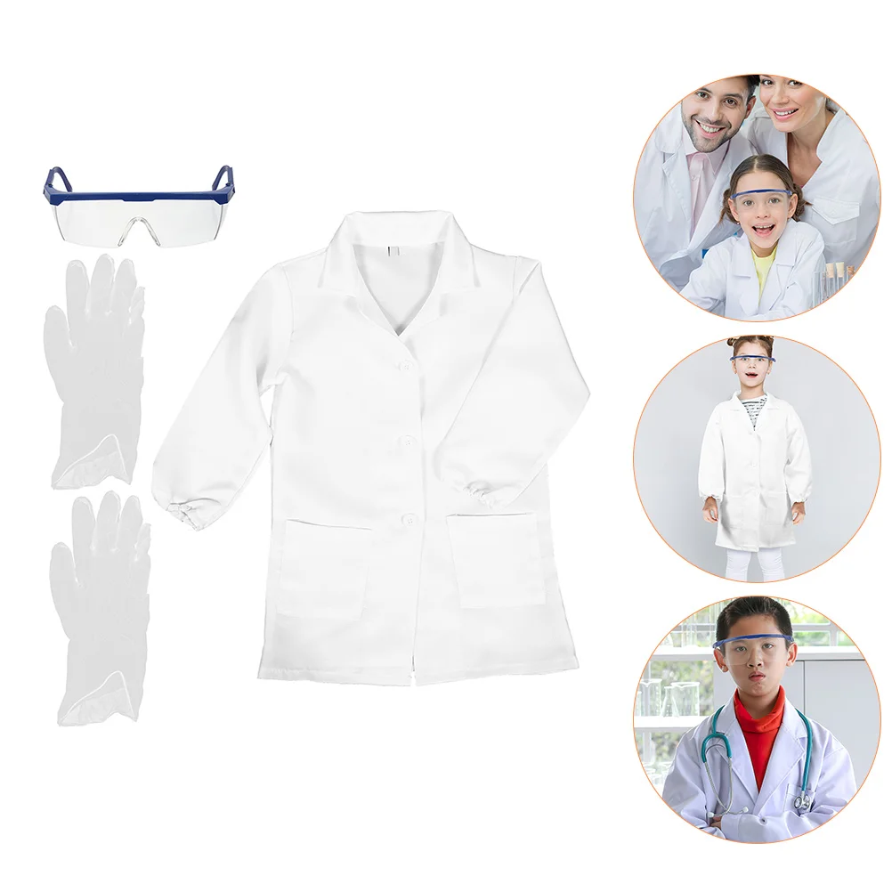 Coats Children's Lab Kids Scientist Costume Kids' Costumes Cosplay Science Experiment for Doctor Toddler Pupils