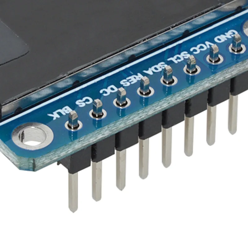-A15I 2 szt. Ips Spi Hd 65K Pełnokolorowy moduł Tft St7735 Sterownik IC Wyświetlacz LCD 3.3V Interfejs Spi dla Arduino Diy, 0.96 cala 8 Pin