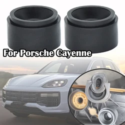 2X Engine Rubber Mounting Bush Protective Under Guard Plate Clip Grommet Support Bungs Black For Porsche Cayenne Macan Panamera