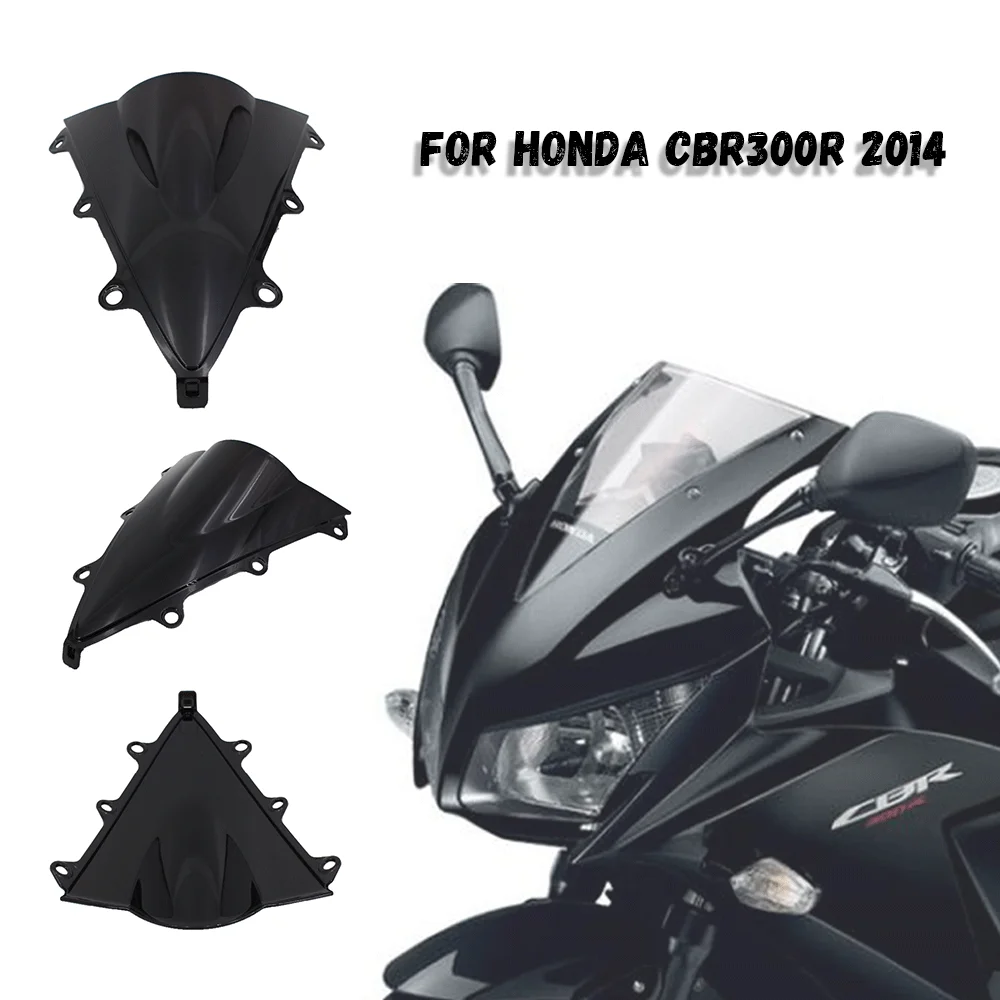 

Motorcycle Windshield WindScreen Wind Defle For HONDA CBR300R 2014 2015 2016 2017 Racing Windshield Accessories CBR 300 R 300R