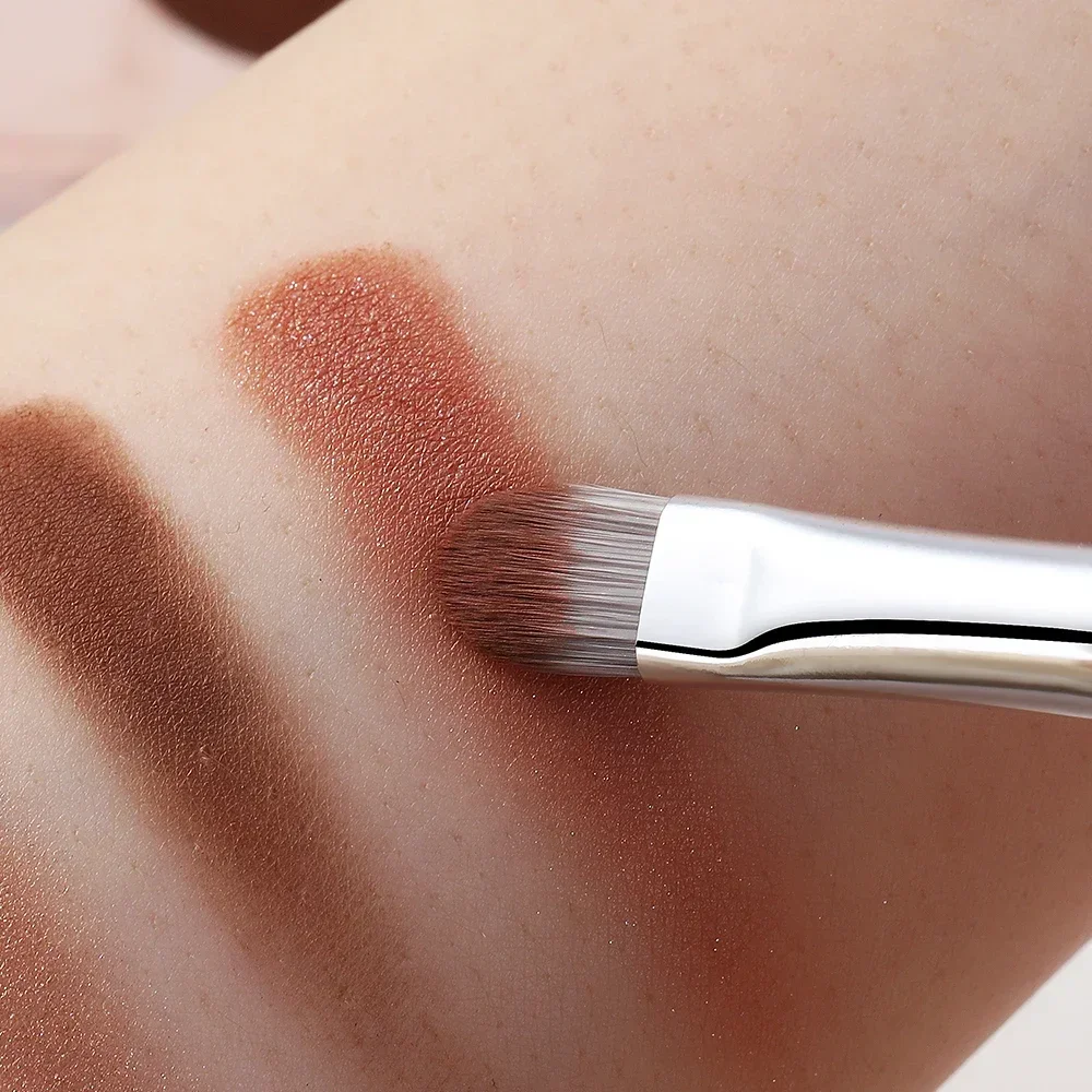 14 stuks zilveren make-up kwasten set poedergrijs blush concealer foundation oogschaduw eyeliner oogcosmetica gezicht schoonheidstools