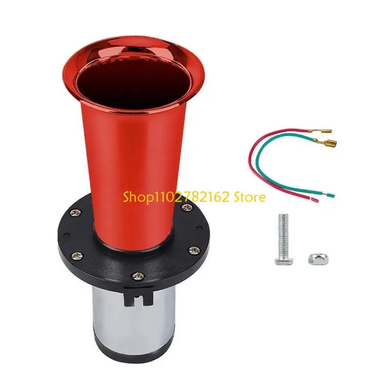 

547B Universal Loud Car Horn 12V Electric Trumpet Train Horn Super Loud Waterproof