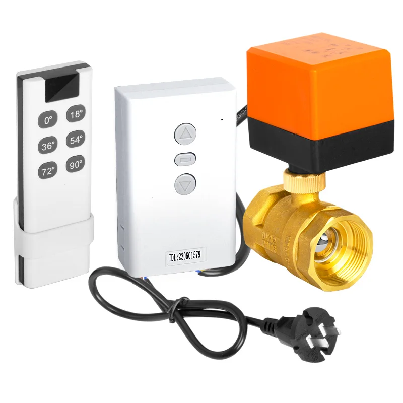 Strong Remote Control signal Brass Electric Ball Valve Water Valve That Can Remotely Control the Switch and Adjust the Flow