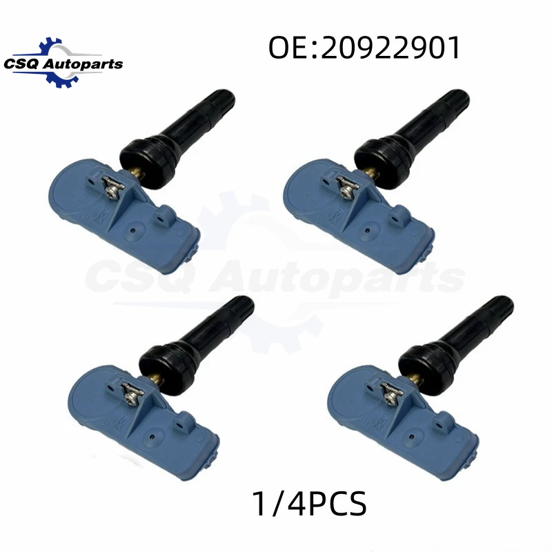 1/4PCS TPMS 433MHz Tire Pressure Sensor 20922901 For Cadillac CTS Escalade SRX Chevrolet Aveo Cruze Malibu GMC Yukon Opel Antara