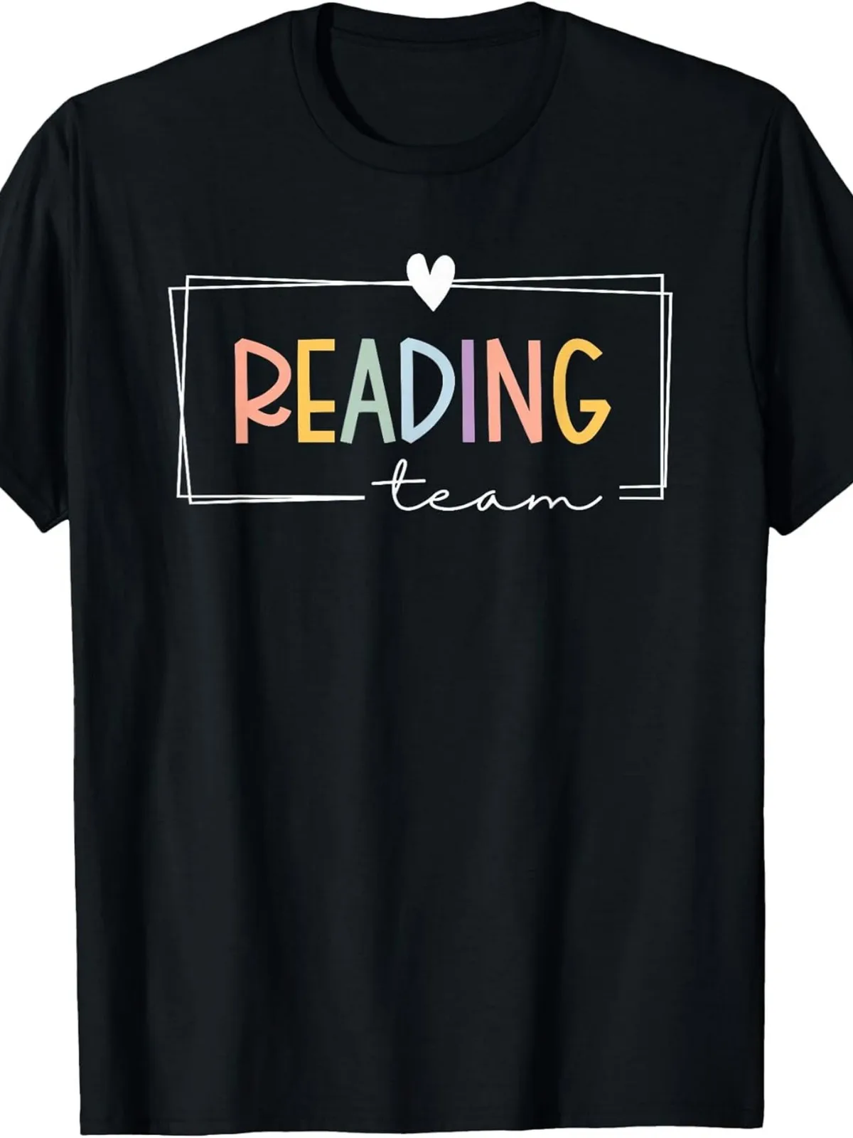 Reading Specialist Team Reading Interventionist Squad T ShirtComfortable for Casual Outings Parties Beach & Sports Outdoor Cloth