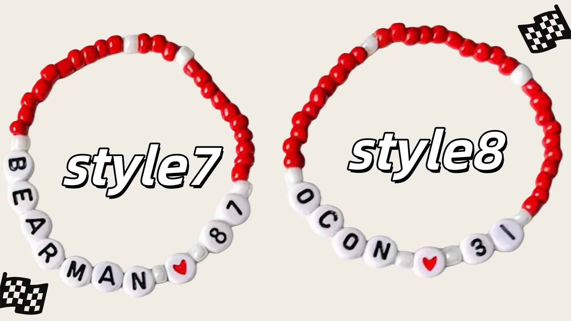 شبكة F1 مصنوعة يدويًا مستوحاة |   سوار الصداقة المطرز للسائقين هدية إبداعية