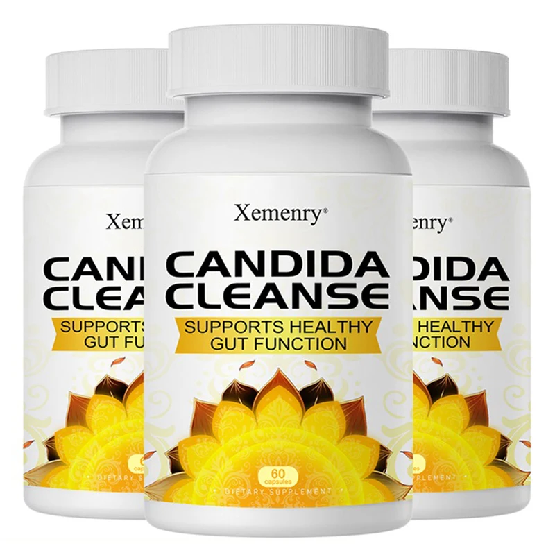 

Candida Cleanse - Promotes Intestinal Cleansing and Detoxification, Improves Digestion, and Relieves Constipation and Bloating