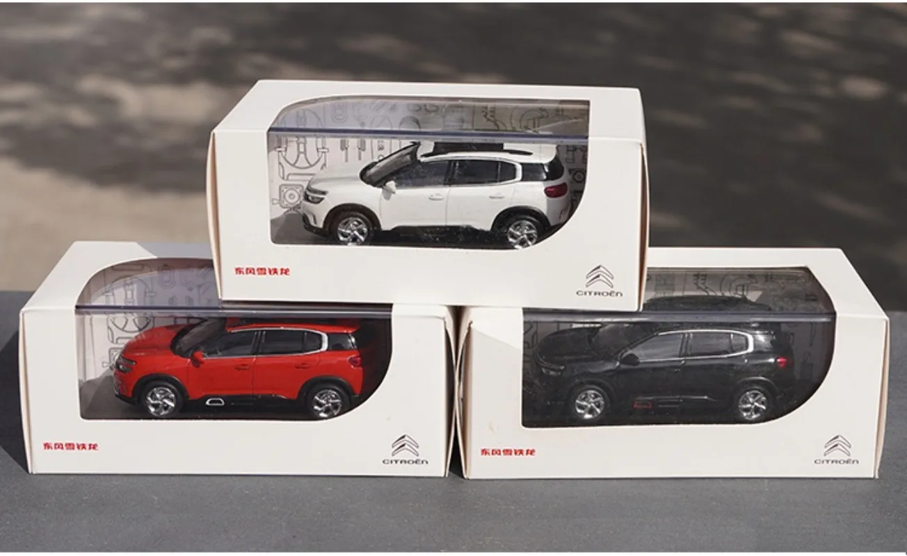Modèle de voiture en alliage citroën moulé sous pression, échelle 1/43, citroën C5 au-delà de SUV, véhicules de jeu, jouets de collection pour garçons, boîte d'origine
