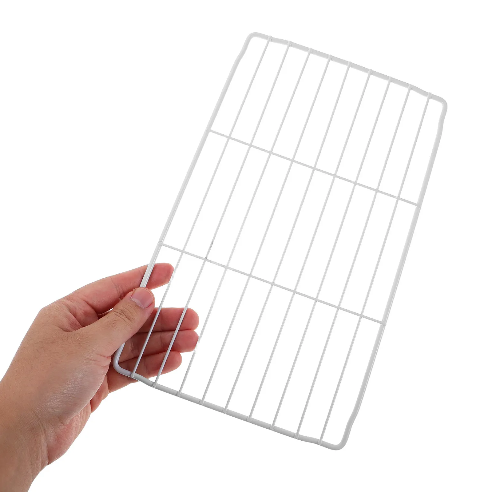2Pcs Freezer Shelf Organizer Wire Rack Metal Grid Storage Shelf for Refrigerator Internal Storage Space Saving Freezer Dividers
