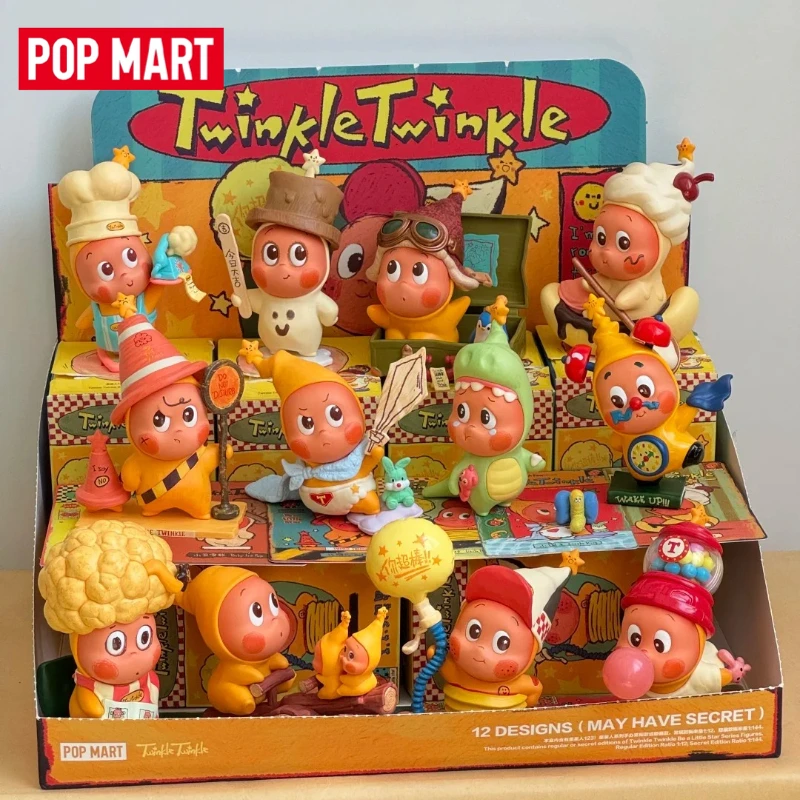 

Genuine POPMART TWINKLE TWINKLE 123! Series Blind Box Delicate and Charming Cute Figurine Child Companion Small Ornaments