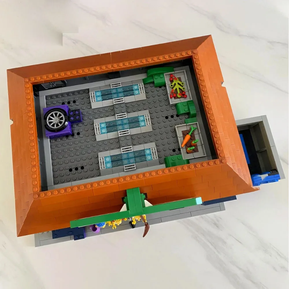 2179 قطعة سوبر ماركت المدينة متجر Kwik-E-Mart فيرجينيا الراحة نموذج MOC الطوب الحلي مهرجان هدايا الحفلات #6