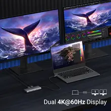 Dual HDMI USB-C Hub 10-in-1 #3