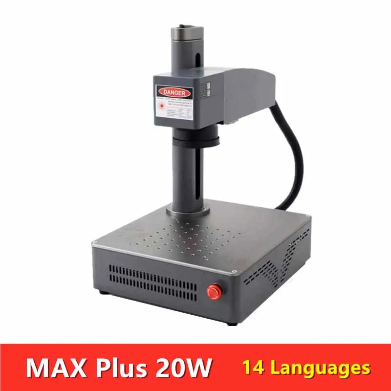 Desktop Optical Fiber Laser Printer Laser Marking Machine For Metal