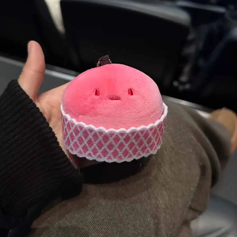 Apple น่ารักการ์ตูนตุ๊กตา Plush Mini กระเป๋าเป้สะพายหลังจี้ของเล่นสไตล์ญี่ปุ่นมุม Biological ซูเปอร์มาร์เก็ต Series Key Chain ของขวัญ