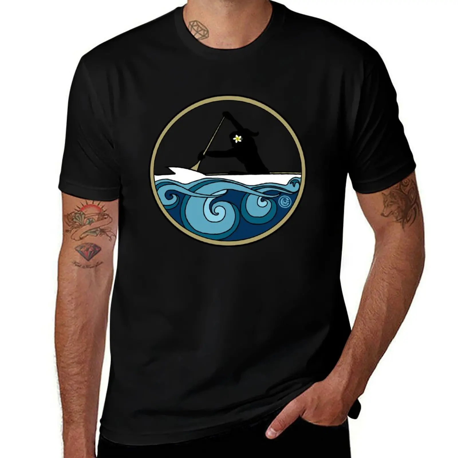 

Wahine Paddler T-Shirt t shirt man plain t shirts cotton 100% T-Shirt