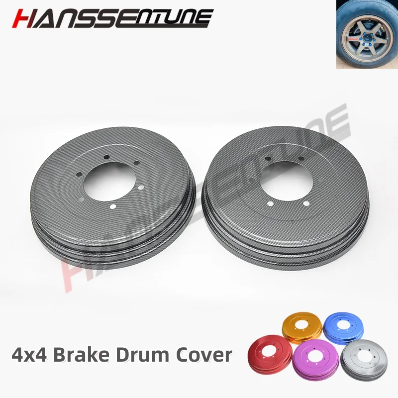 Aluminum Brake Drum Cover Pcd 6*139.7 For ALL 4x4 Brakes Decorative HILUX TRITON D-MAX RANGER