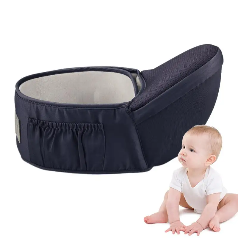 

Переноска для младенцев, эргономичное поддерживающее сиденье с регулируемым поясом, большая вместимость, карман, эргономичный, амортизирующее сиденье