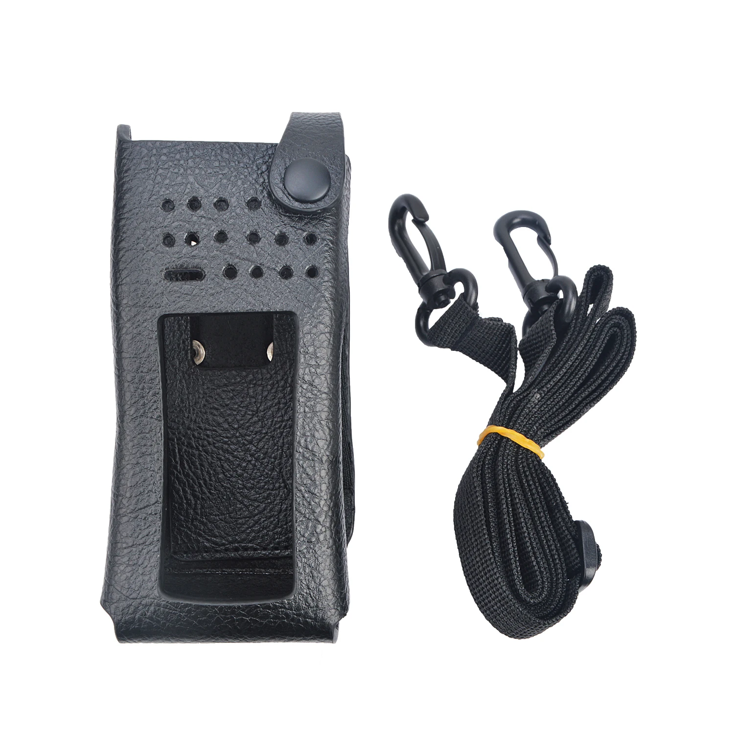 

Walkie Talkie Leather Case W/ 3-Inch Fixed Belt loop (Full Keypad) for XPR7750 XPR7580 DP4800 DP4801 DP4600 XiR P8668 GP338D
