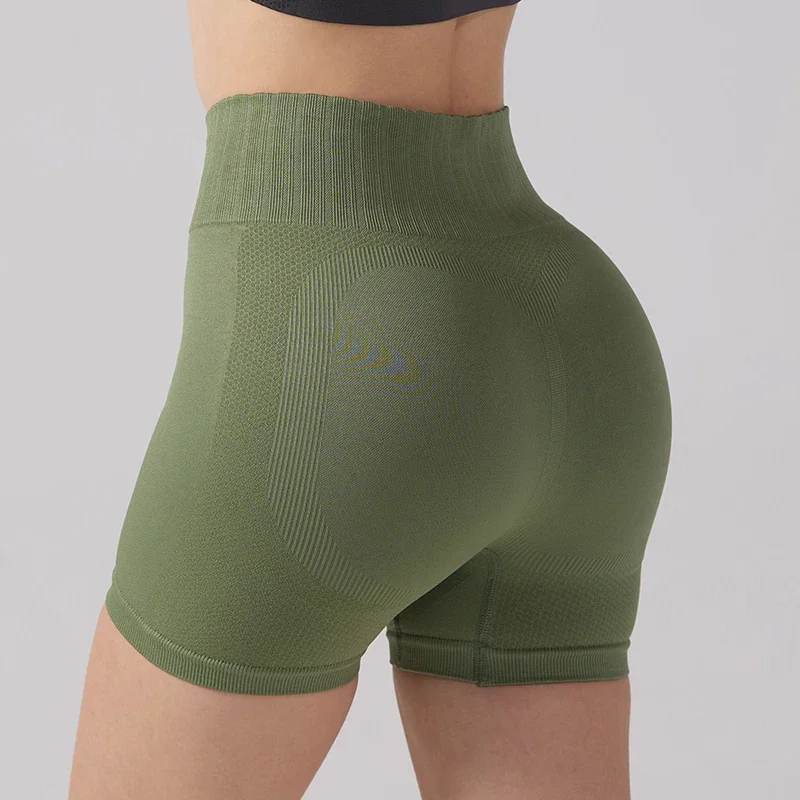 여성 스포츠 요가 반바지 하이웨이스트 힙업 숏팬츠 여성 러닝 타이트 요가 피치힙 피트니스 7부 바지