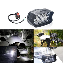 8led light Motorcycle Headlights Signal lights additional bulb Fog light drl Driving lights Work light With switch Accessories