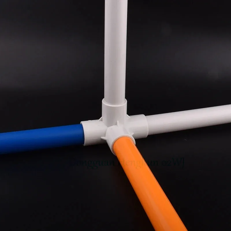 PVC Hose Multi-Dimensional Connector 3/4/5/6-Way 20-50mm Garden Aquarium DIY Home Pipe Fitting White Blue Grey