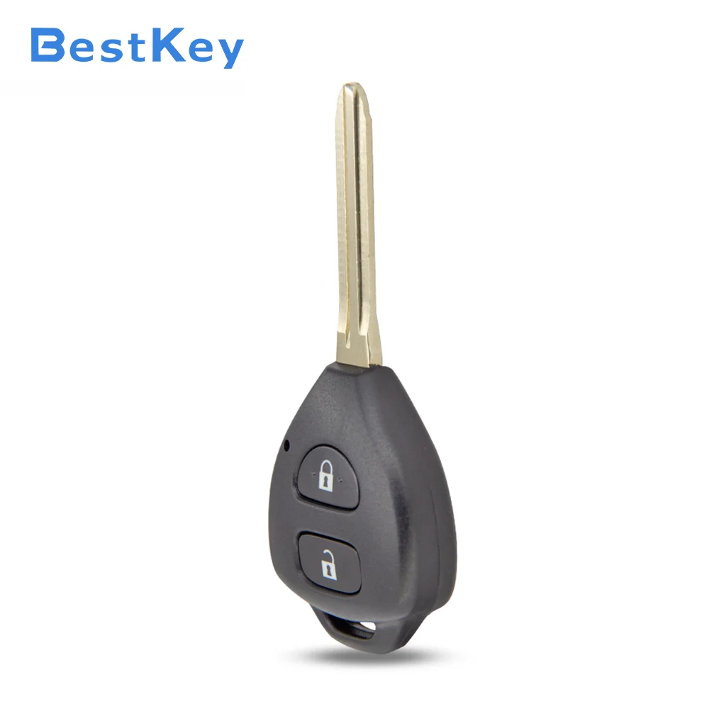 Best Key Rika B41TH 2 Button Remote Key 314.3/433MHz TOY43 Blade B41TA/B42TA/B44TA/G01TA G/4D67 Chip for Toyota Hilux Fortuner