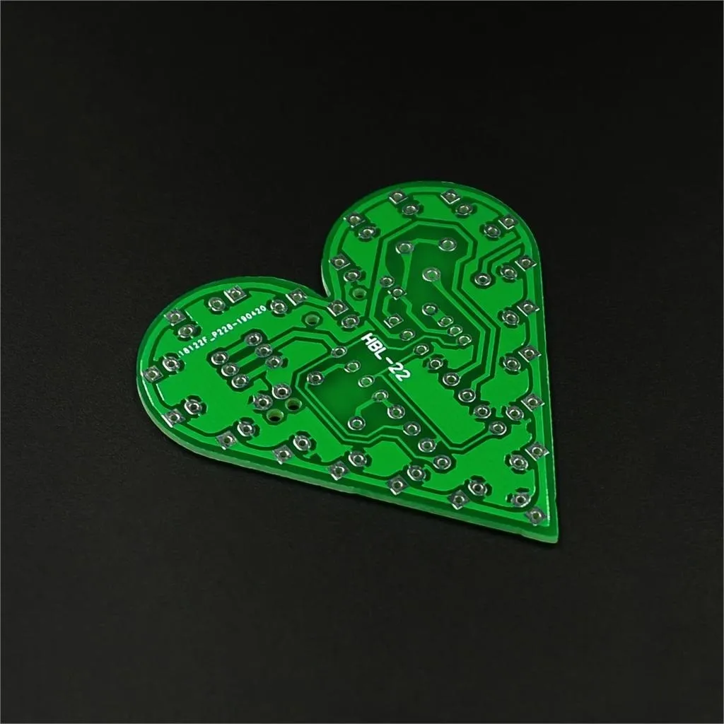 DIY Kit Heart Shape Breathing Lamp Kit DC 4V-6V Breathing LED Suite Red White Blue Green DIY Electronic Production for Learning