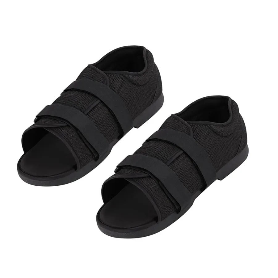

Medical Post OP Plaster Cast Gypsum Shoe Fractured Foot Surgical Shoes Adjustable Rehabilitation Open Toe Shoes Valgus Postoper