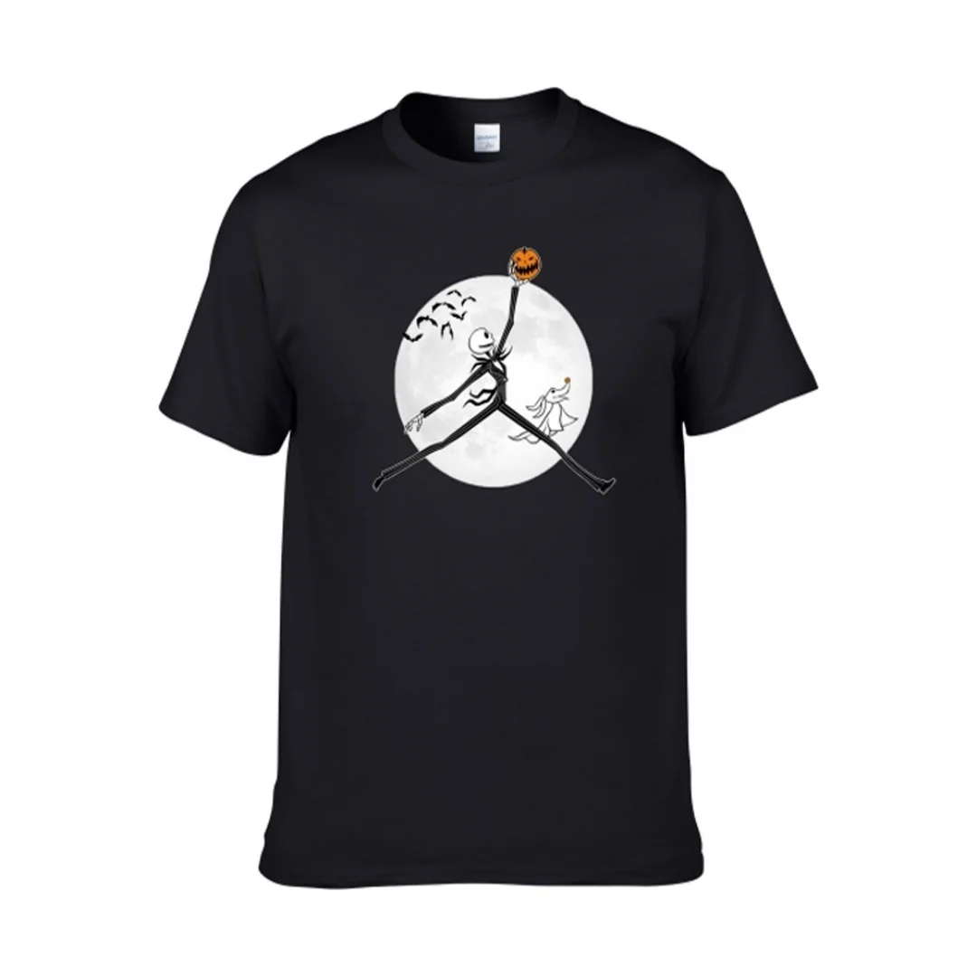 Halloween Pumpkin King graphic T-shirt Summer Fashion Leisure High-end Versatile Pure cotton Men's And Women's Y2K T-Shirt