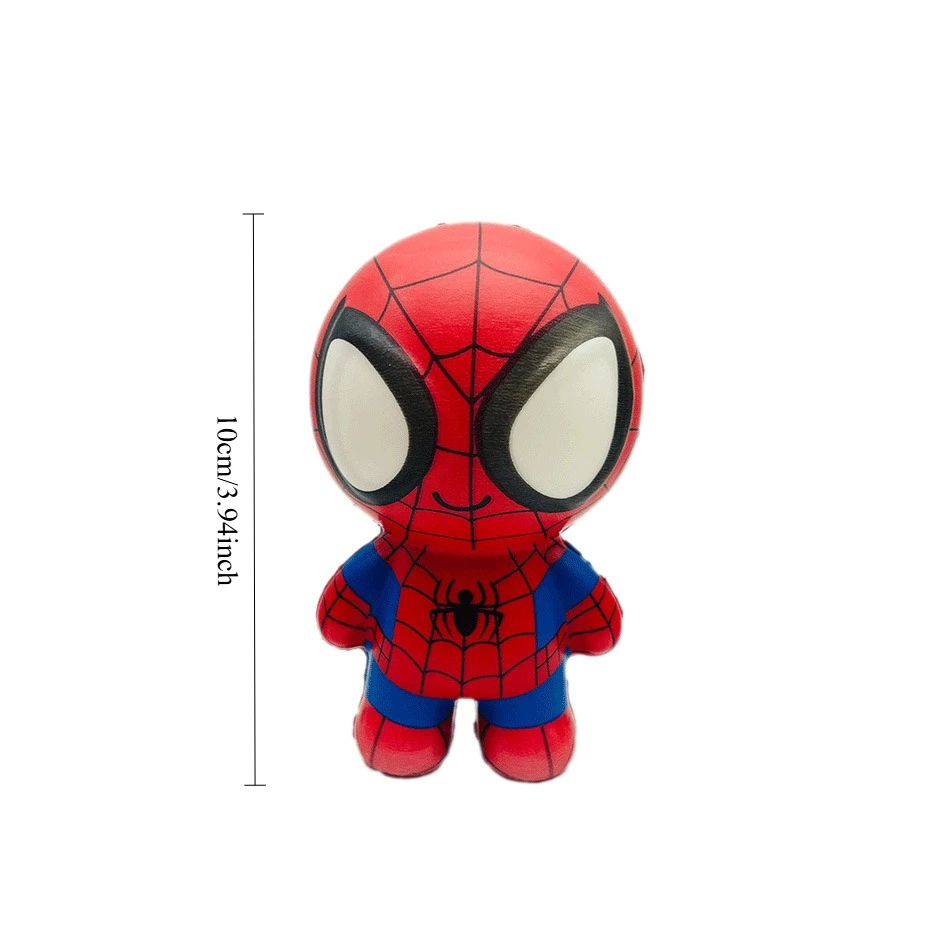 Bestseller Spider-Man Squishy Spielzeug, PU Langsam Aufsteigendes Stressabbau-Quetschspielzeug, Anime-Ornament, Fidget Toy Knisternde Squishies – Detail 3
