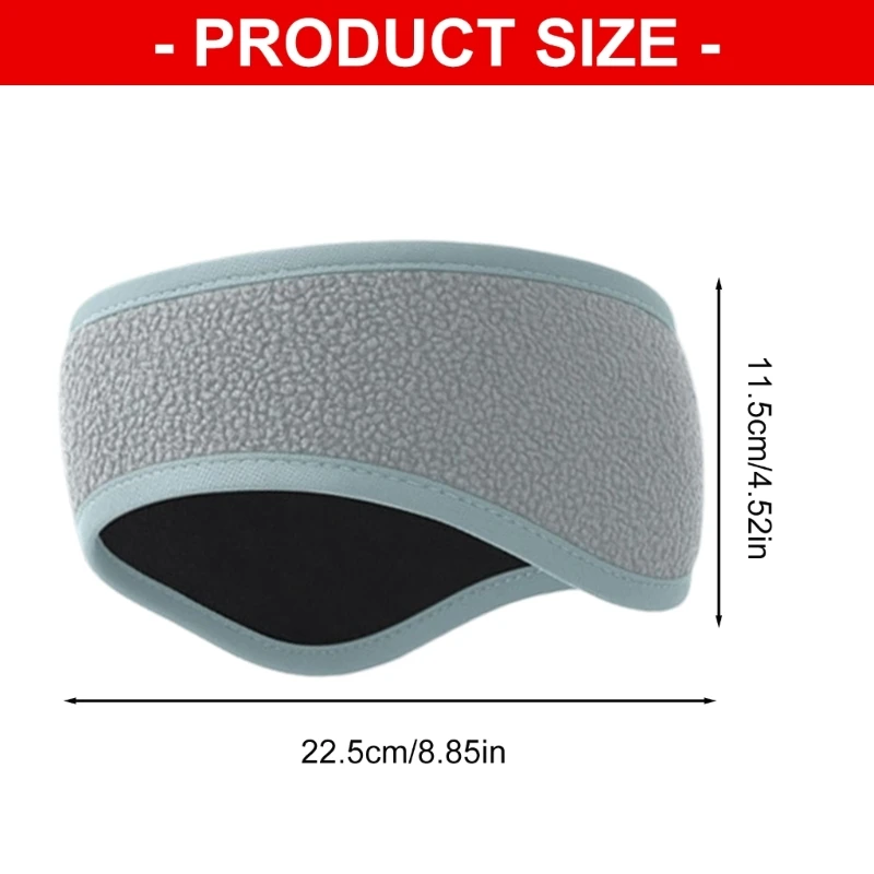 Winter Sports Headbands Soft Windproof Ear Warmer Ear Protections Hairband 4XBB