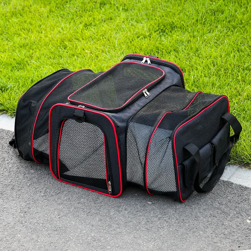 

Portable Pet Bag 1PC Cats and Dogs Chest Breathable Folding Trolley Double Shoulder Handheld Crossbody Outdoor Bag Pet Products